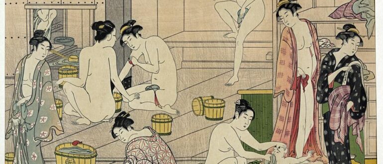 бани руками bathhouse-naked-bad-women-unclothed-japan-asia
